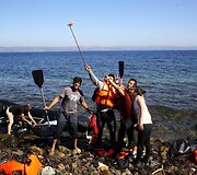 Migrantai pasiekę Graikijos salas