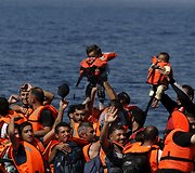 Migrantai pasiekę Graikijos salas