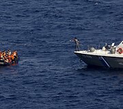 Migrantai pasiekę Graikijos salas