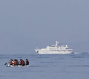 Migrantai pasiekę Graikijos salas
