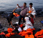 Migrantai pasiekę Graikijos salas