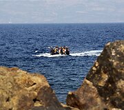 Migrantai pasiekę Graikijos salas