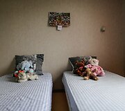 Sirų pabėgėlių &scaron;eimos vaikų kambarys