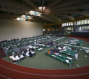 Migrantų laikinoji prieglauda Vokietijoje