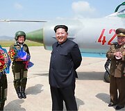 &Scaron;iaurės Korėjoje yra kuo pasidžiaugti jos lyderiui Kim Jong Unui