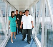 &Scaron;iaurės Korėjoje yra kuo pasidžiaugti jos lyderiui Kim Jong Unui