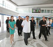 &Scaron;iaurės Korėjoje yra kuo pasidžiaugti jos lyderiui Kim Jong Unui