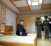 &Scaron;iaurės Korėjoje yra kuo pasidžiaugti jos lyderiui Kim Jong Unui