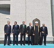 Putinas dalyvavo didžiulės mečetės atidaryme Maskvoje