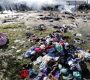 Migrantai &bdquo;Naujosiose džiunglėse&ldquo; &ndash; stovyklavietėje prie Kalė Prancūzijoje