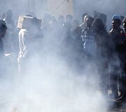 Migrantai &bdquo;Naujosiose džiunglėse&ldquo; &ndash; stovyklavietėje prie Kalė Prancūzijoje