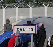 Migrantai &bdquo;Naujosiose džiunglėse&ldquo; &ndash; stovyklavietėje prie Kalė Prancūzijoje