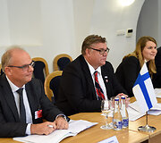 Suomijos užsienio reikalų ministro vizitas Kra&scaron;to apsaugos ministerijoje