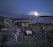 Maria Juana Veloz nusprendė likti gyventi i&scaron;siveržusio ugnikalnio kaiminystėje