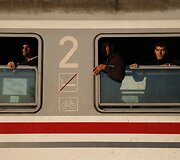 Migrantai traukiniuose
