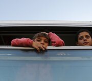 Migrantai traukiniuose