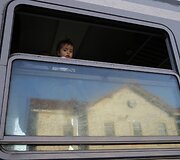 Migrantai traukiniuose