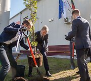 Naujos biokuro katilinės Vilniuje atidarymas