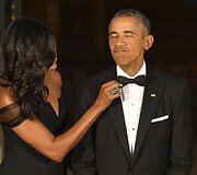 Baracko Obamos varlytę pataiso jo žmona