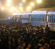 Migrantai Kroatijoje