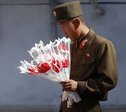 &Scaron;iaurės Korėjos pasiruo&scaron;imas valdančiosios partijos 70-ajam jubiliejui