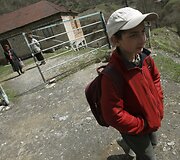 Vienintelis Gruzijos kaimelio mokinys &ndash; Bacho Tsiklauris