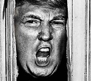 Donaldo Trumpo veidas garsiausiuose siaubo filmų kadruose