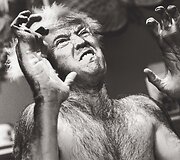 Donaldo Trumpo veidas garsiausiuose siaubo filmų kadruose