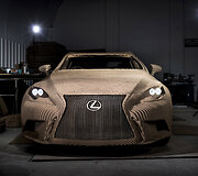 &bdquo;Lexus&ldquo; pagamintas veikiantis automobilis i&scaron; kartono