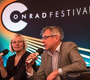 A.&Scaron;lepikas pristato knygą &bdquo;Mano vardas Marytė&ldquo; Konrado literatūros festivalyje. Vertėjauja LR kultūros ata&scaron;ė Lenkijoje Rasa Rimičkaitė