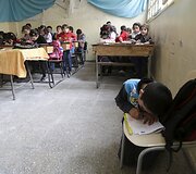 Hosam Kamel mokykla Sirijoje