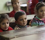 Hosam Kamel mokykla Sirijoje