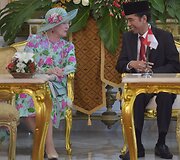 Danijos karalienės vizitas Indonezijoje