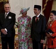 Danijos karalienės vizitas Indonezijoje