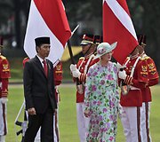Danijos karalienės vizitas Indonezijoje