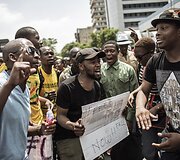 Studentų protestai Pretorijoje