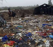 Migrantų stovykla Serbijoje
