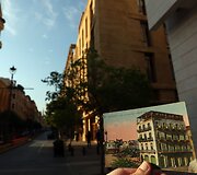 Beirutas dabar ir 1920 metų atvirutėje