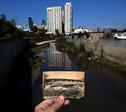 Beirutas dabar ir 1927 metų atvirutėje