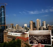 Beirutas dabar ir apie 1920 metus i&scaron;leistoje atvirutėje