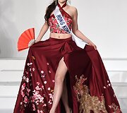 Grožio konkurso dalyvė