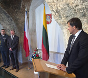 Naujojo Čekijos gynybos ata&scaron;ė Lietuvai akreditacijos ceremonija