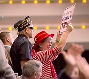 Donaldo Trumpo kandidatūrą palaikantys amerikiečiai