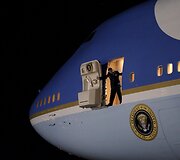 JAV prezidento Baracko Obamos lėktuvas