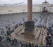 Sankt Peterburge gedima lėktuvo katastrofos aukų