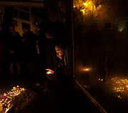 Pasaulis gedi teroro i&scaron;puolio aukų