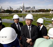 Pasiruo&scaron;imas naujojo Japonijos nacionalinio stadionio statyboms