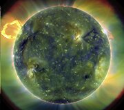 Saulės i&scaron;skiriamų dujų temperatūros matavimai
