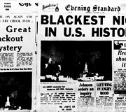 1965-iais &Scaron;iaurinėje Amerikoje ir Kanadoje dingusi elektra