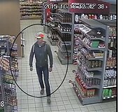 Alkoholinius gėrimus pavogęs asmuo